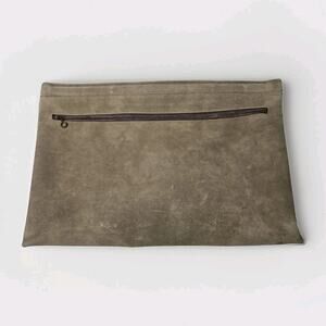 Vintage Tan Leather Flight Log Book Airforce Aircraft Military